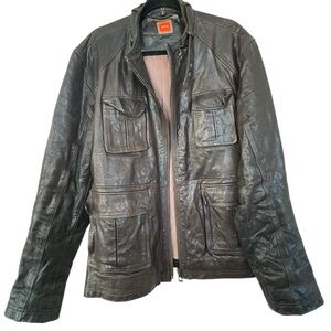 Hugo BOSS Leather Dragon Jacket